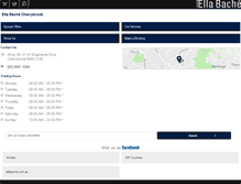 Tablet Screenshot of cherrybrook.ellabache.com.au