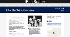 Desktop Screenshot of coomera.ellabache.com.au