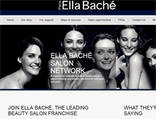 Tablet Screenshot of franchise.ellabache.com.au