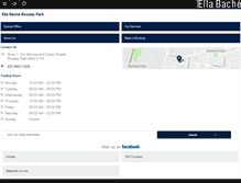 Tablet Screenshot of bossleypark.ellabache.com.au